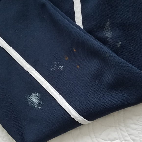 Vintage ATHLETIC WORKS Navy Classic Track Pants Elastic waist - Picture 5 of 8